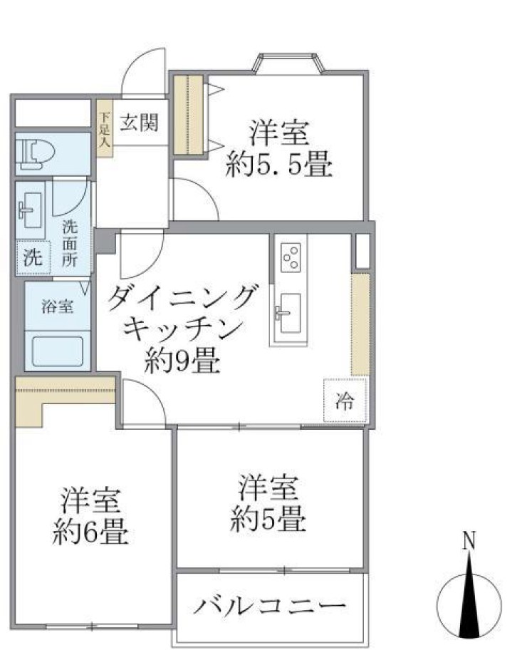 ブライトテラスＴ．Ｙ．Ｔ 間取り