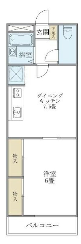 コスモハイツ 間取り