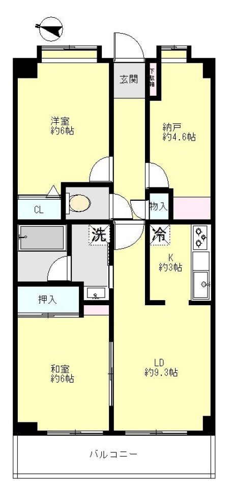 ブランシカ練馬豊島園Ⅰ 間取り