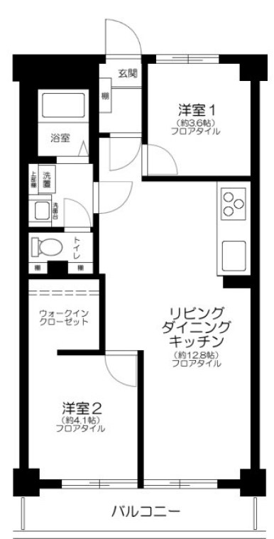 リシェル氷川台 間取り