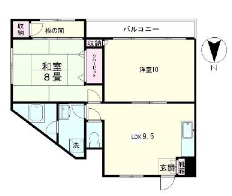 サンハイツ竹内 間取り