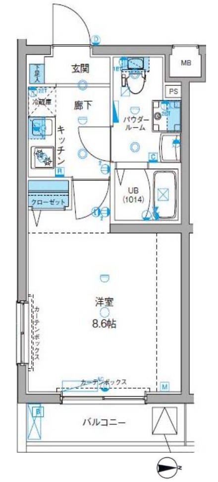 GENOVIA練馬green veil 間取り図