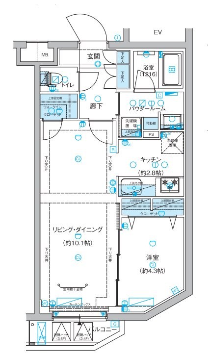 メインステージ富士見台 間取り