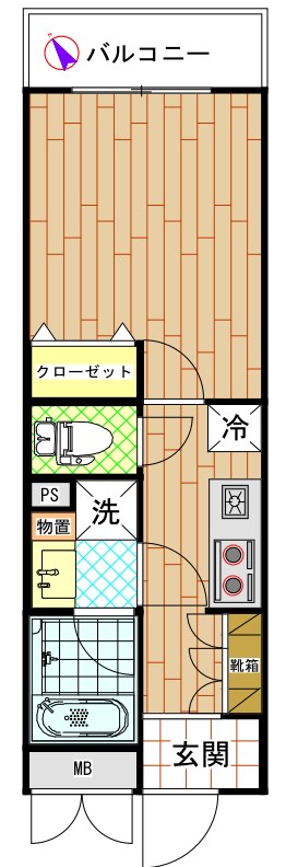アリーチェ新江古田 間取り