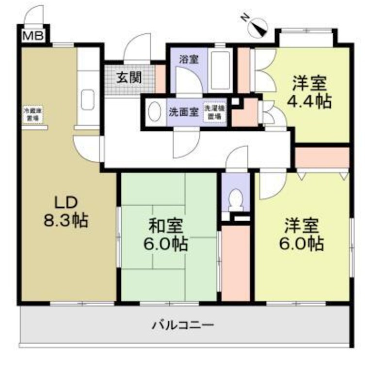 ディアホームズ鷺宮 間取り