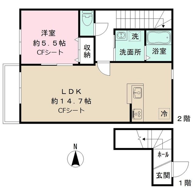 パティオ　エレンシア 間取り