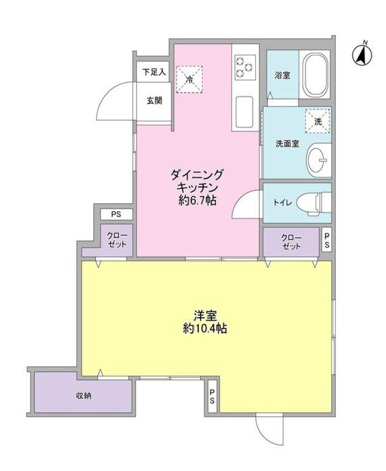 ミルクリーク桜台 間取り