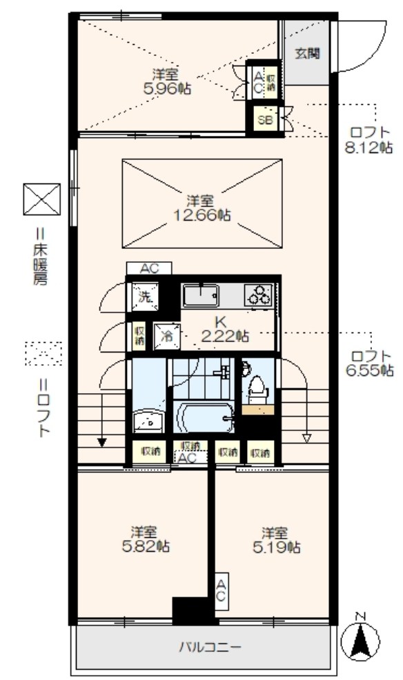 パークサンライトマンション 間取り