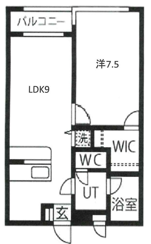 ルクレ東長崎 間取り
