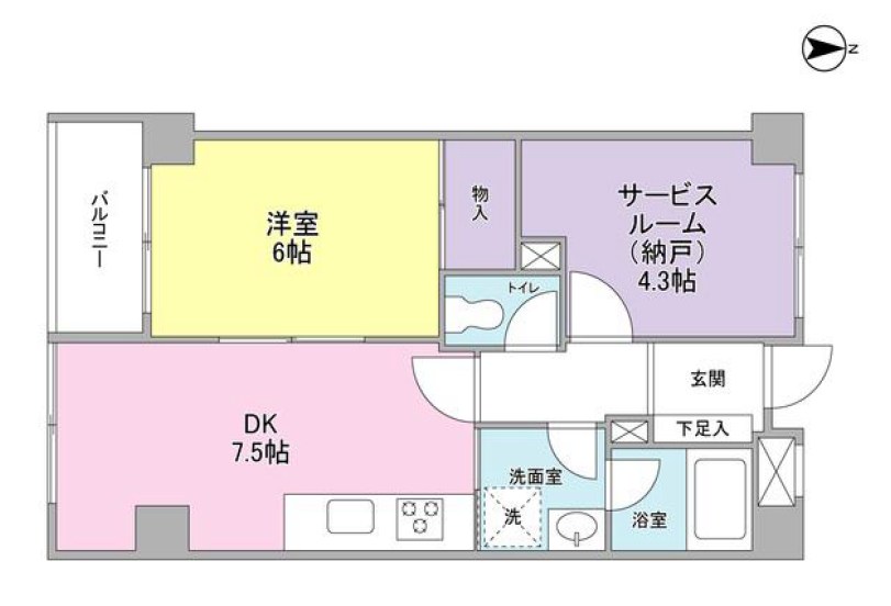 ベルフレール練馬 間取り