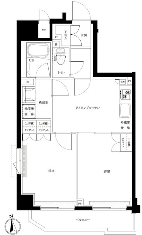 ルーブル練馬伍番館 間取り