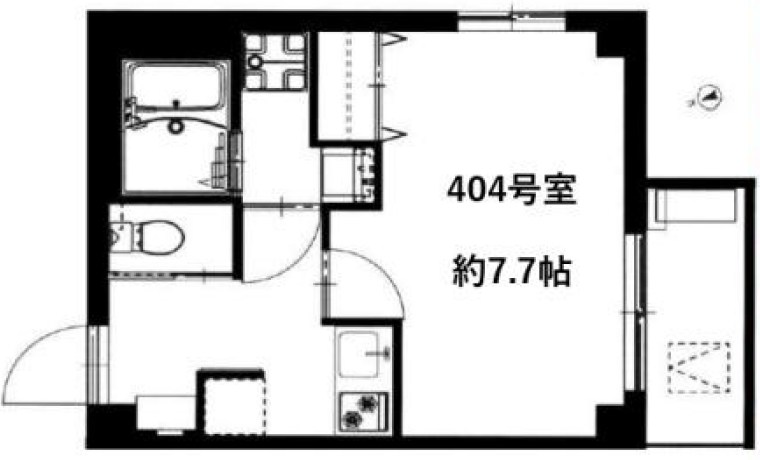 b'CASA練馬(ビーカーサネリマ） 間取り