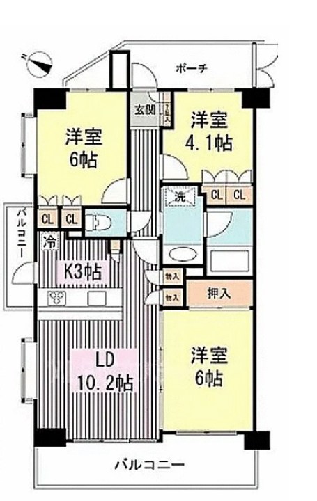 アーデル練⾺春⽇町 間取り