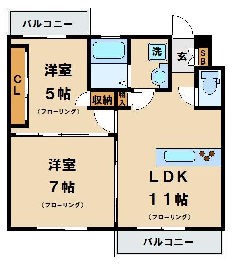 Vertueuse（ヴェルテューズ） 間取り