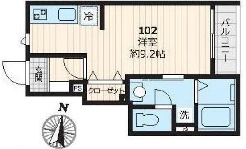 ポラリス中村橋 間取り