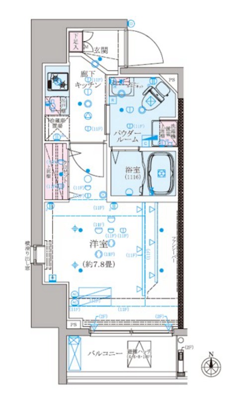 クレイシア練馬駅前 間取り