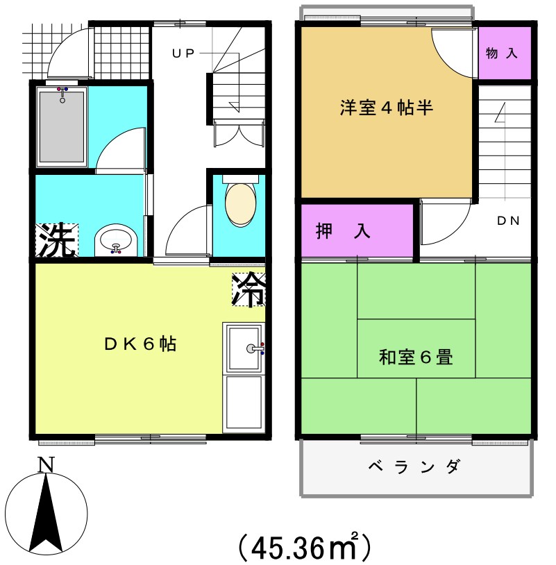 ハイツ４７３ 間取り