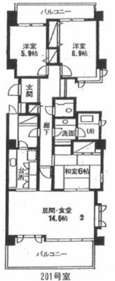 ドマーニ小竹向原 間取り