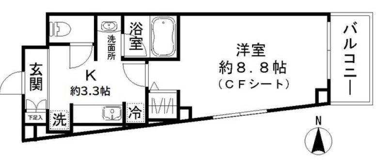 ホワイトカウンティ富士見台 間取り