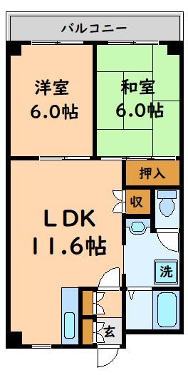 メゾン・ド・ゼフィールⅠ 間取り図