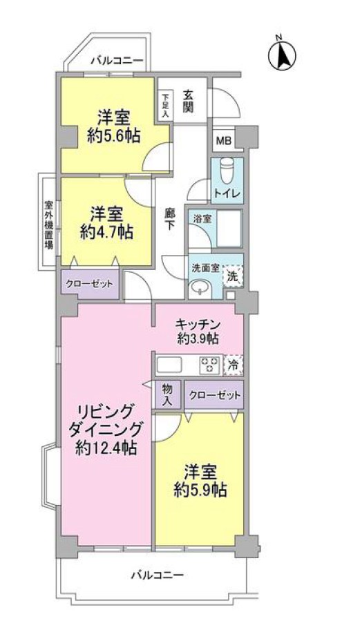 テラス鷺宮 間取り