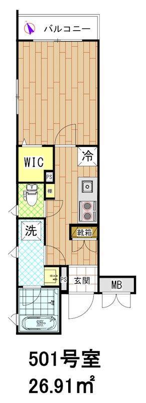 アリーチェ新江古田 間取り