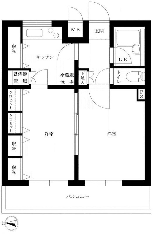 ルーブル新宿西落合Ⅱ 間取り