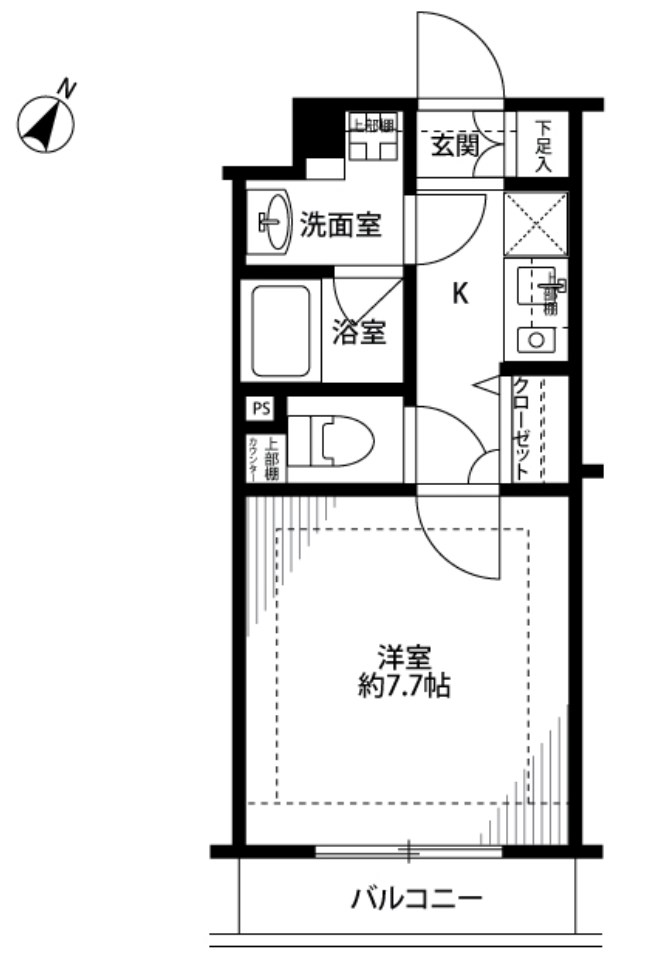 プレール・ドゥーク桜台 間取り