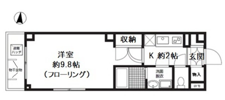 ホワイトヒルズ富士見台 間取り