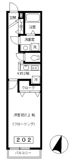 南長崎４フラッツ 間取り