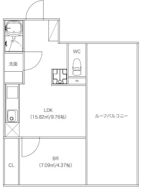 Ｌｅ　Ｒｅｐｏｓ　豊玉（ル　ルポ豊玉） 間取り