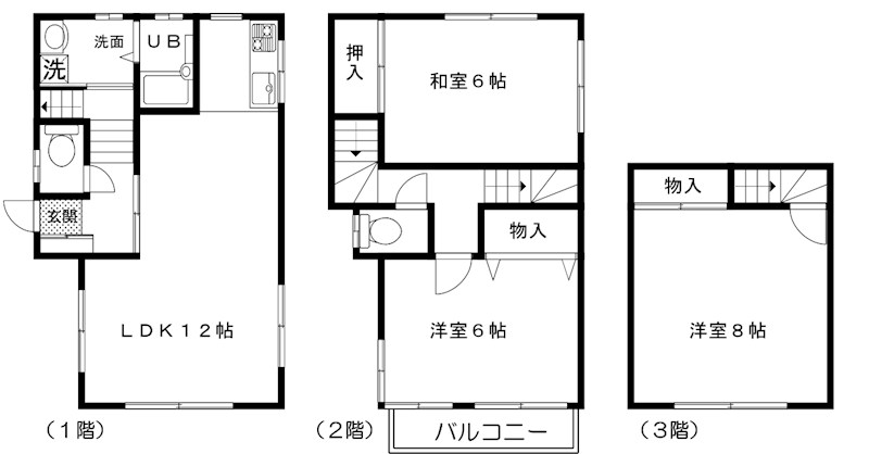 新座貸家 間取り