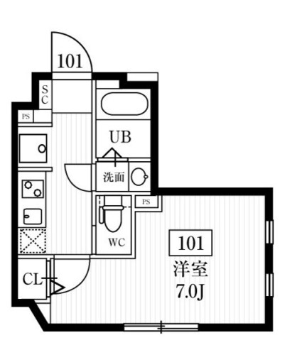 エルファーロ練馬 間取り