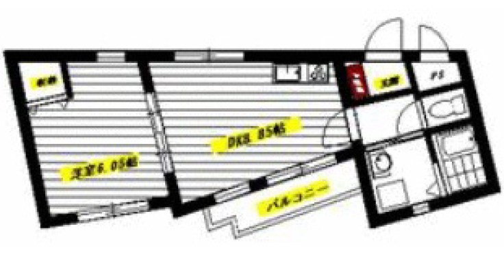 プリザーヴ中村橋Ⅱ 間取り