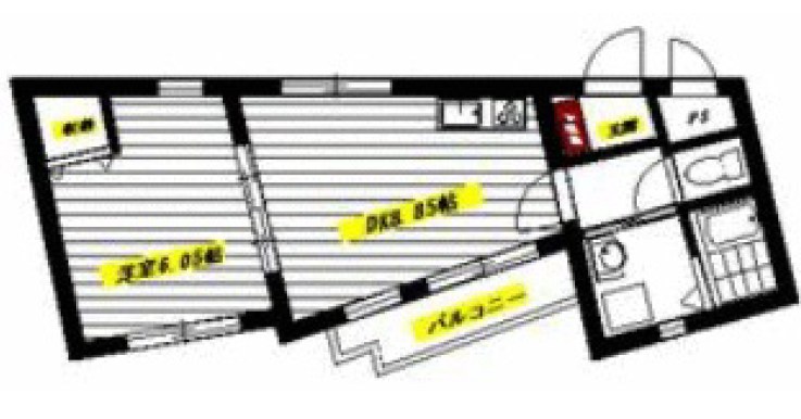 プリザーヴ中村橋Ⅱ 間取り