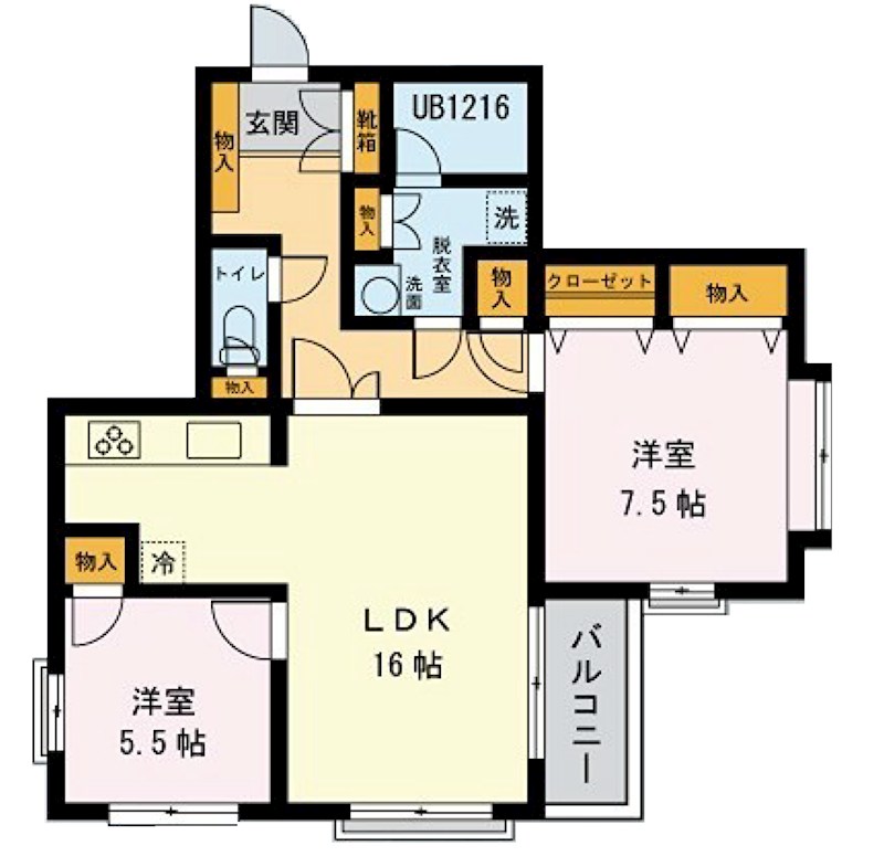 ビューラー八成山 間取り