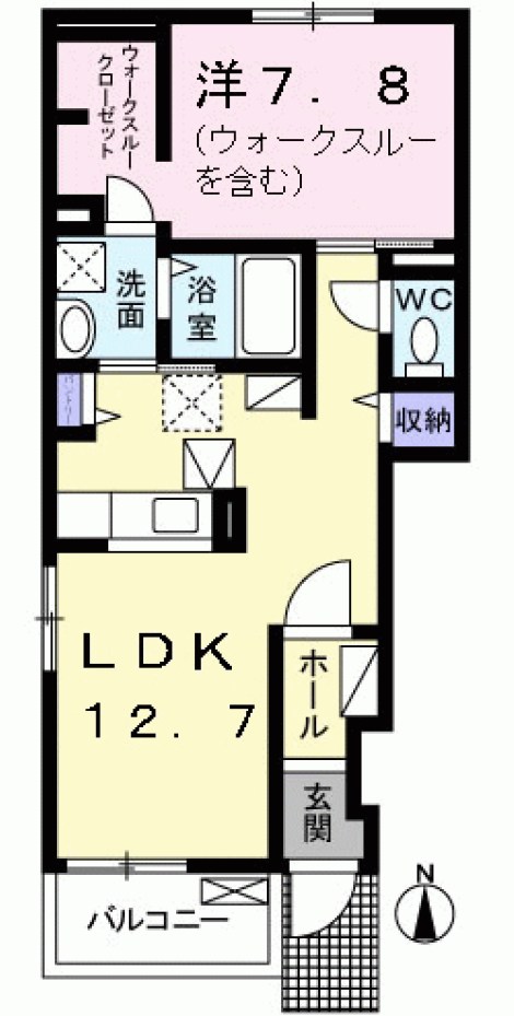アーバンパレス２号館 間取り