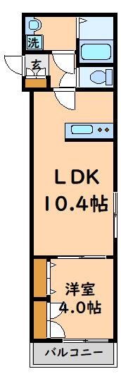 デュオコート 間取り図