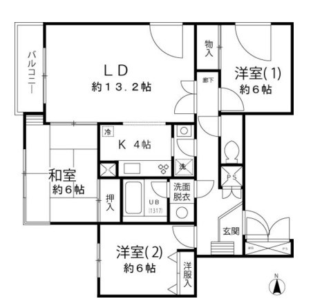 カスティーヨ杵島 間取り