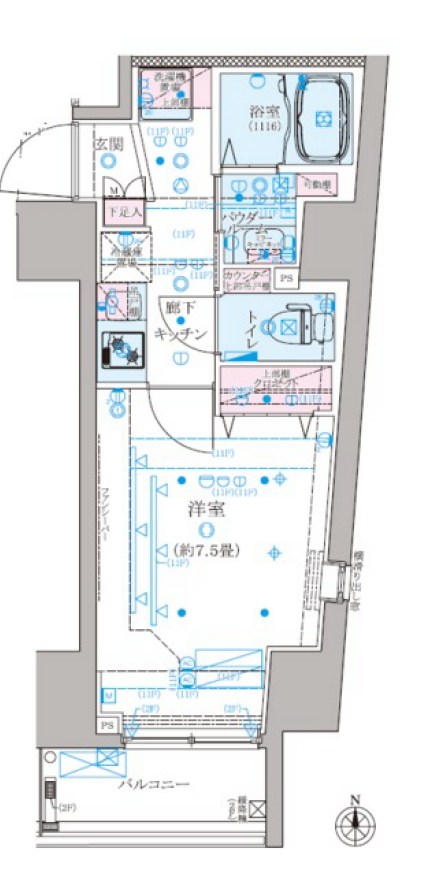 クレイシア練馬駅前 間取り