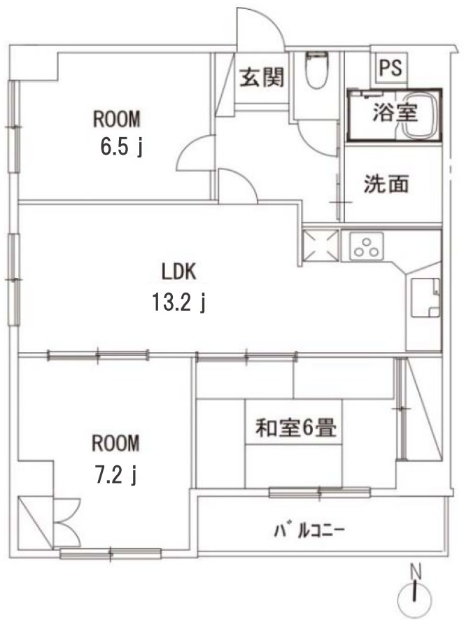 モンテローザ高野台 間取り