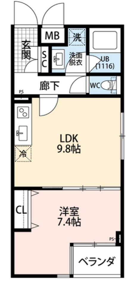 プレール・ドゥーク成増Ⅱ 間取り