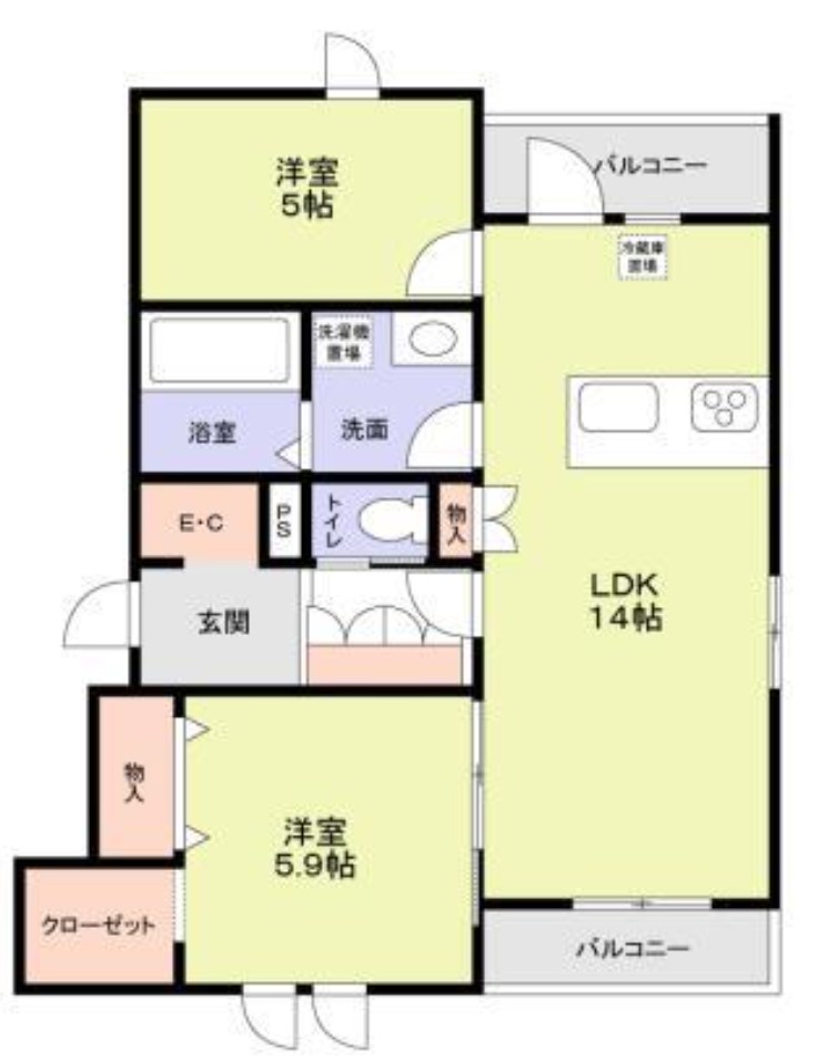 central　crest 間取り