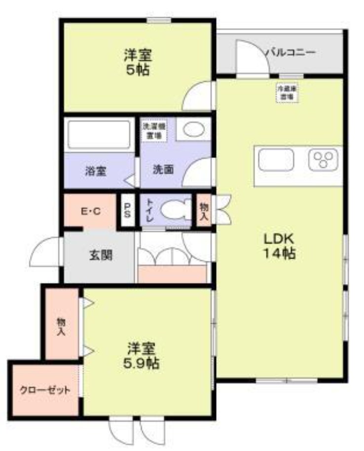 central　crest 間取り