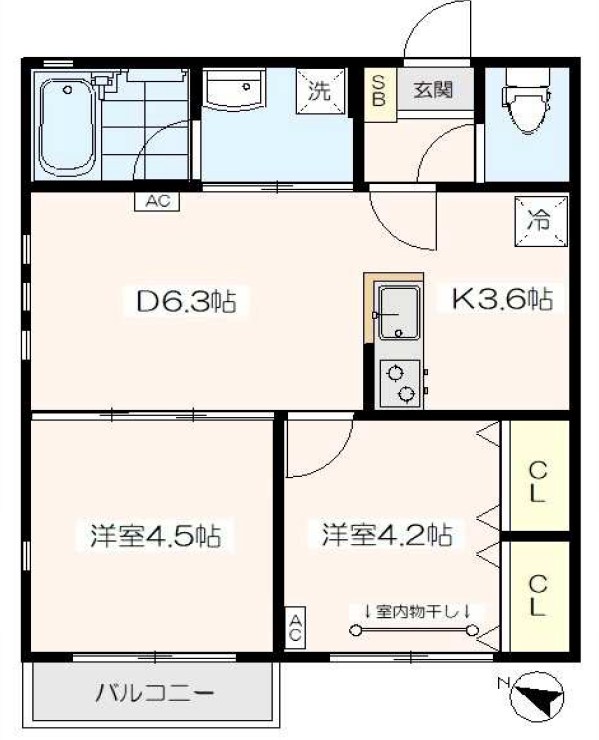 ビバーナムコート 間取り