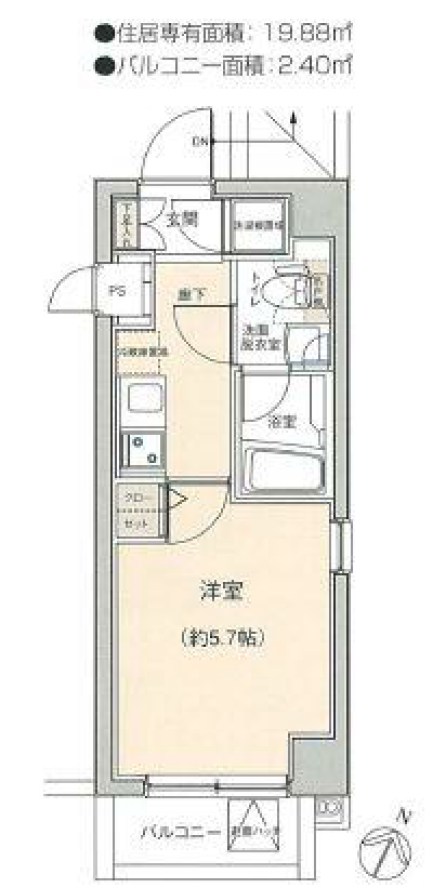 エクセリア練馬 間取り