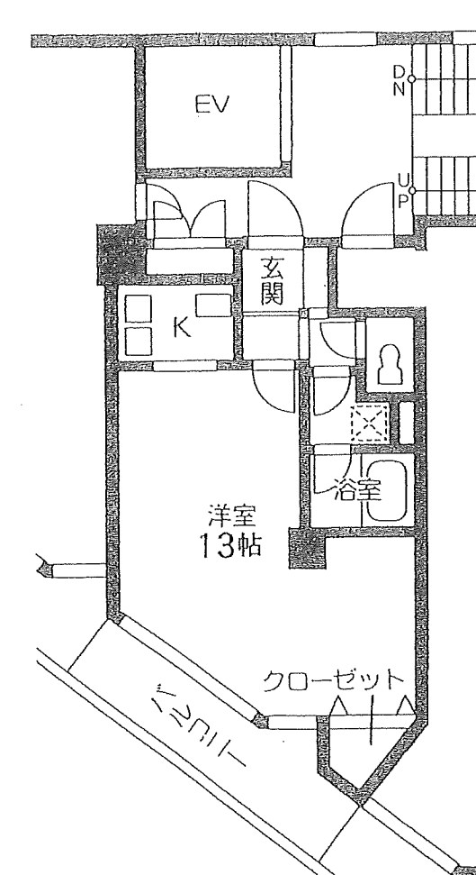 ファインシェイプ中井川 間取り