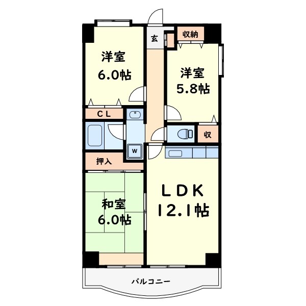 マノワール泉 間取り