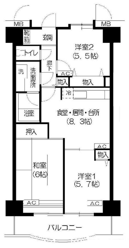 マノワール泉 間取り