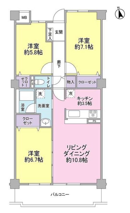 テラス鷺宮 間取り